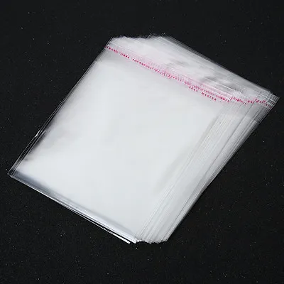Clear Cellophane Cello Bags Plastic OPP Card Display Self Adhesive Peel Seal • $97.99