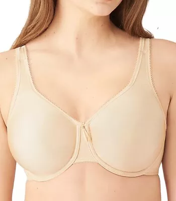 NWT Wacoal Basic Beauty Full Figure Underwire Bra 855192 Size 38DD: Sand Nude (7 • $35