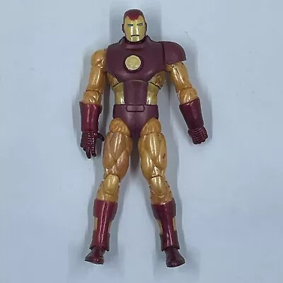 Marvel Legends Iron Man 4  Action Figure Retro Suit - Hasbro Loose Figure 2010 • $14.99