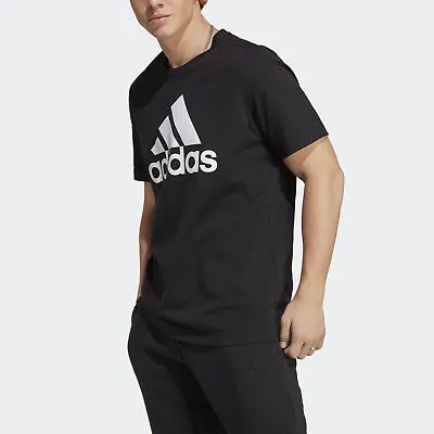 Adidas Men Essentials Single Jersey Big Logo Tee • $18