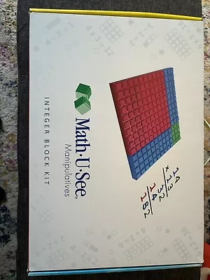 Math-U-See Manipulatives 100% Complete Integer Block Kit Demme Learning  • $45