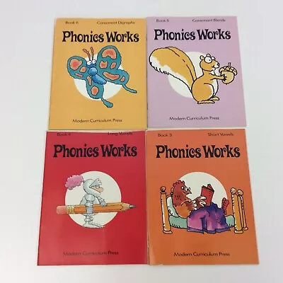 Phonics Works Skills Modern Curriculum Press Basics 4 Workbook Lot • $11.99