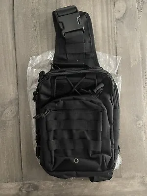 Tactical Sling Bag Pack Small EDC Molle Assault Military Army Shoulder Backpack • $14.36