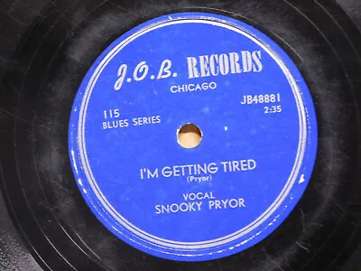 $75 • Buy Snooky Pryor Blues 78 Im Getting Tired Bw Going Back On The Road On Job