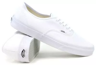 Vans Authentic True White Shoes New Shoe Australian Seller Kingpin Skate Surf • $71.11