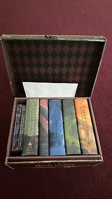 Used Harry Potter Boxed Hardcover Book Set 1-7 In Trunk Chest (Read Description) • $159.99