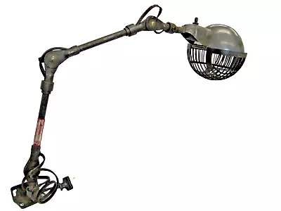 Vintage Fostoria Localite 55-BH-701 Articulating Industrial Machine Light Lamp U • $125