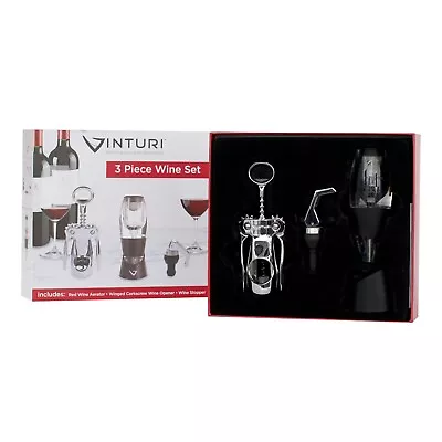 Vinturi Wine Tool 3 Pieces With Wine Aerator Wine Opener And Stopper NEW SEALED • $20.68