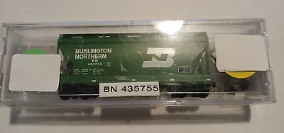 Burlington Northern 2 Bay ACF Center Flow Covered Hopper N Scale 2007micro-train • $6.50