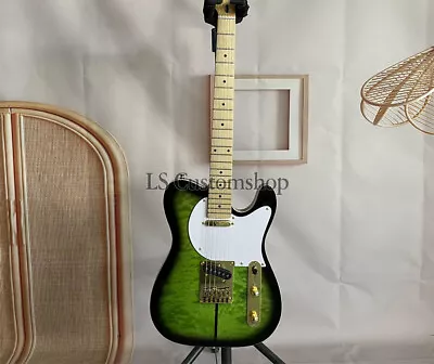 Merle Haggard Green Burst TL Tuff Dog Electric Guitar Maple Fretboard SS Pickup • $280