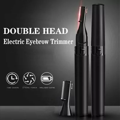 Electric Eyebrow Trimmer Eyebrow Hair Remover Mini Razor Epilator Neck Lips • $12.92