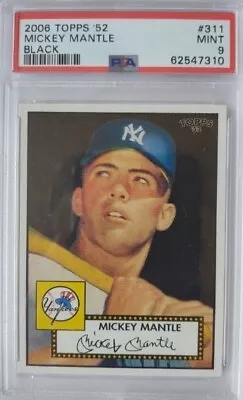 2006 Topps 52 Mickey Mantle #311 Color Set All PSA 9 • $1150