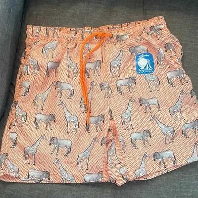Mr. Swim Swim Trunks Water Shorts Animal Print Mens Size XXL Waist • $13.99