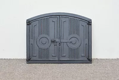 47.5 X 37.5 Cm Cast Iron Fire Door Clay / Bread Oven Doors Pizza Stove   • $123.25