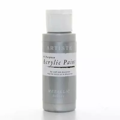 Docraft Artiste Craft Acrylic Paint Bottles 88 Colours.  Matt Metallic Or Pearl • £1.99