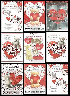 VALENTINE'S DAY CARD ~ QUALITY Valentines Cards Great Choice Designs And Titles  • £1.31