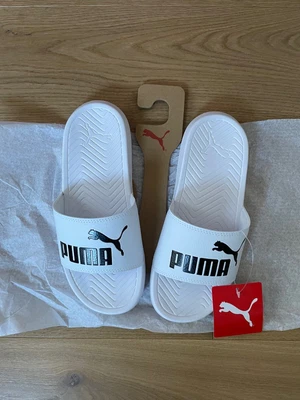 $34.99 • Buy Unisex PUMA Popcat Slides Sandals In White And Black. BNWT.  US M 7 | W 8.5