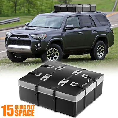 For Toyota 4Runner 15 Cubic Top Roof Rack Cargo Carrier Storage Bag Waterproof • $89.20