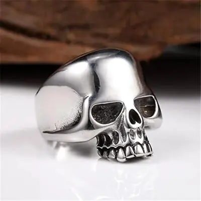 James Hatfield Skull Head Ring Stainless Steel Cliff Burton Top Quality Metal • $10.99