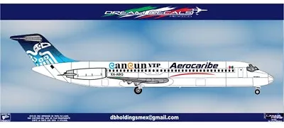 Dc-9 Aerocaribe  Scale 1/144 • $15.50