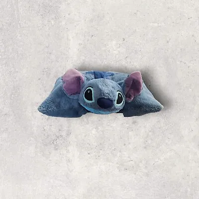 Stitch Pillow Pet Disney Parks Plush Stuffed Animal Folding Cushion Lilo & Stitc • $25.47