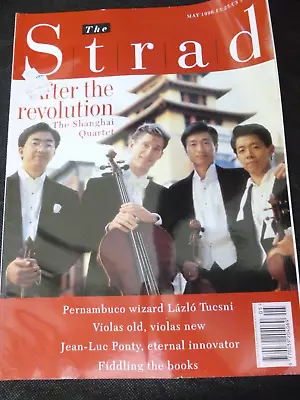 The Strad Magazine May 1996 The Shanghai Quartet Jean-Luc Ponty • $14.74