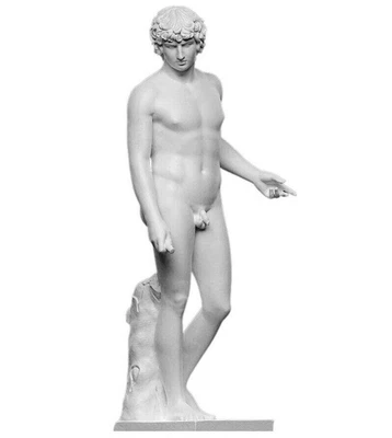 £49.78 • Buy Antinous Farnese Statue Greek Mythology Marble Sculpture Museum Copy