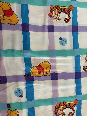 Vintage Winnie The Pooh Twin Flat Sheet Disney Tigger • $18.99