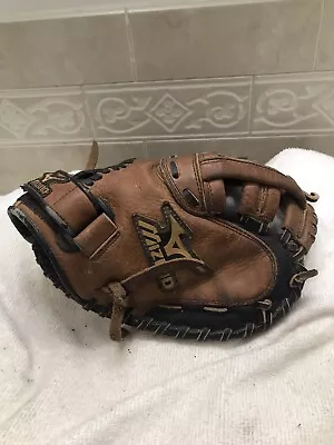 Mizuno GXS-100 32.5” Girls Fully Broken In Softball Catchers Mitt Right Throw • $100