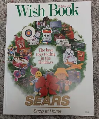 Vintage 1996 Sears Christmas Holiday Wish Book Toy Shopping Catalog 201 Pages • $42.25