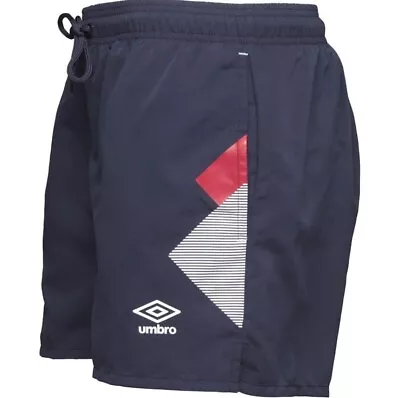 Men's Umbro Swim Shorts England Retro Sports Gazza Football 1990s  World Cup • £20.99