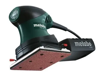 £45.99 • Buy Metabo 240v 200w 1/4 Sheet Lightweight Palm Sander In Case & 10 FOC Sand Sheets