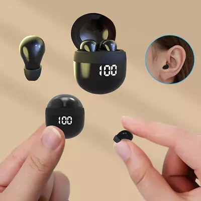 Invisible TWS Earbuds Micro Bluetooth Earbuds Sleep Mini Wireless Earphones NEW • $16.65