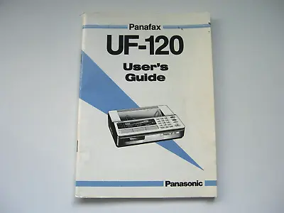 Panafax Instructions Manual For Panasonic Fax Machine • £5