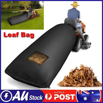 $36 • Buy 78.7*51.1 Inch Lawn Tractor Leaf Bag Grass Catcher Bag For Fast Leaf Collection