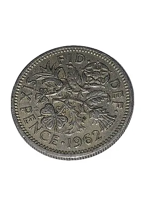 £1 • Buy 1962  Queen Elizabeth, Sixpence Piece Coin
