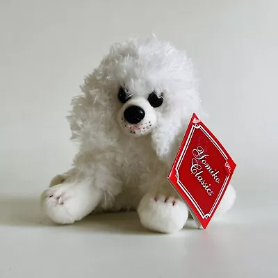 Suki Yomiko Classics White Poodle Dog Puppy Soft Toy Beanie Plushie 5” • £9.25