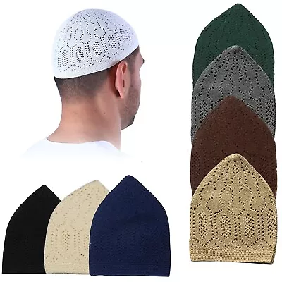 Islamic Prayer Cap Handmade Kufi Cap Namaz Topi 100% Best Quality Made In TURKEY • $8.49