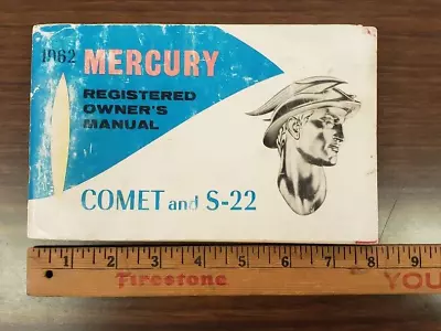 1962 Mercury COMET & S-22 Car Owner's Glove Box Instruction Manual - Original • $9.15