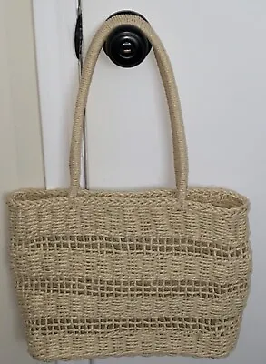 J.Crew Marseille Tote In Open-weave Straw Bag Style BR806 • $15