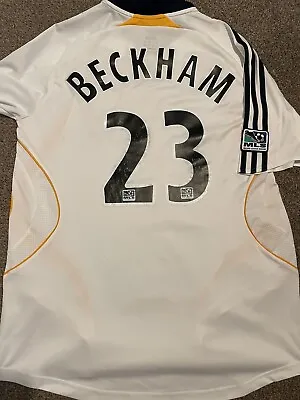 £5 • Buy La Galaxy 2007 Home Shirt Beckham 23