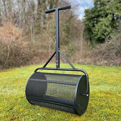 Rolling Garden Lawn Compost Peat Loam Top-Dressing Spreader (70 Litre Capacity) • £64.99
