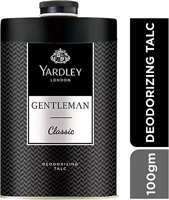 Yardley London Gentleman Deodorizing Talc Talcum Powder For Men 100Gm • £7.42