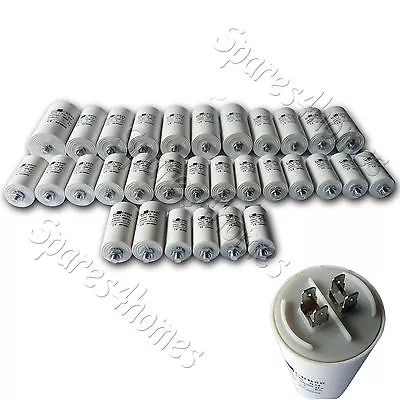 £7.95 • Buy Capacitors All Sizes Start Run Motor Compressor, Air Conditioner Water Air Pump