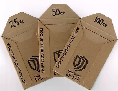 Cardboard Shipping Shield Protector Shipping Cards Coins Jewelry Top Loader • $9.99