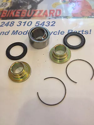 Vintage Husqvarna BLUE Ohlins 25mm Shock Bushing KIT Spherical With Spacers NEW! • $30