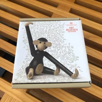 Kay Bojesen Mini Monkey Black Wooden Objects • £126.58