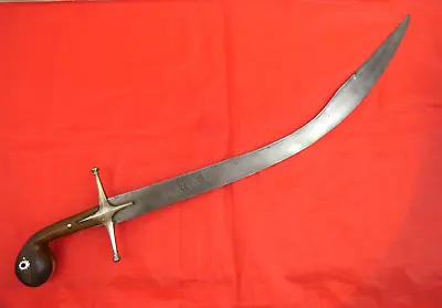 ANTIQUE TURKISH OTTOMAN SWORD ISLAMIC CALLIGRAPHY DAMASCUS WOOTZ Shamshir Dagger • $7995