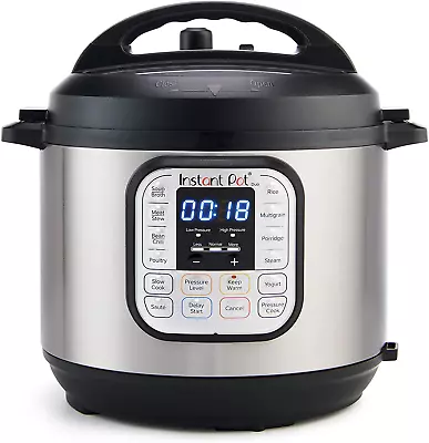 Instant Pot Duo Stainless Steel 7-in-1 Electric Digital Pressure Cooker - 3QT • $69.99