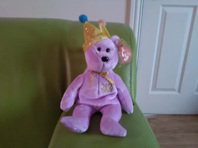 £5 • Buy Vintage TY Beanie Babies Jokestar- April Fools 3rd Generation